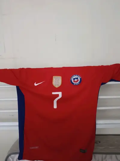 Camiseta Roja Selección Chile Nike Número 7 - miniatura 1