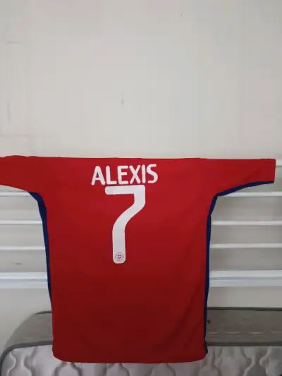 Camiseta Roja Selección Chile Nike Número 7 - miniatura 2