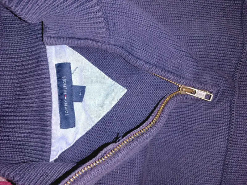 Suéter azul Tommy Hilfiger con cierre - 2