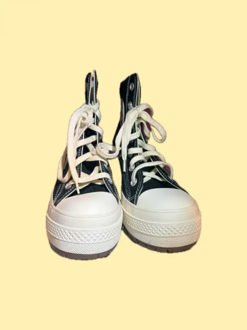 Botines de plataforma negros Converse All Star - 4