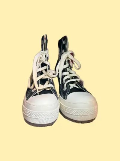 Botines de plataforma negros Converse All Star - miniatura 4