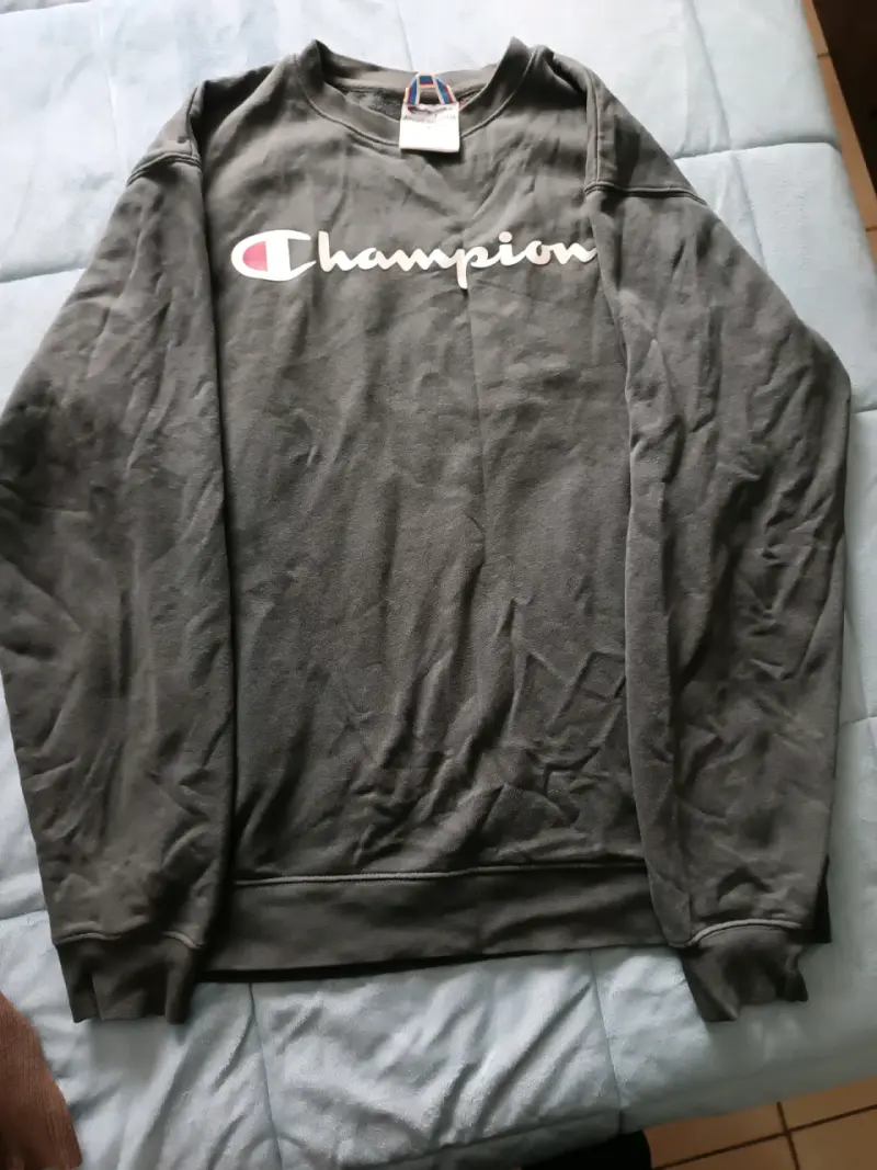 Polerón Champion negro talla L - 1