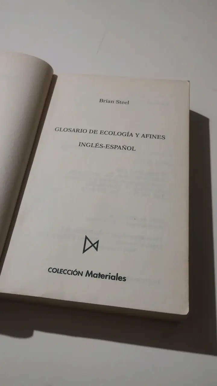 Glosario de Ecología y Afines Inglés-Español - 2