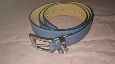 Cinturón de cuero azul Michael Kors - miniatura 1