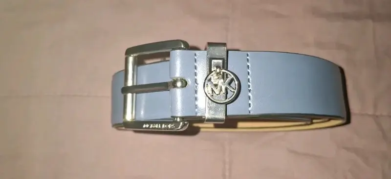 Cinturón de cuero azul Michael Kors - 2