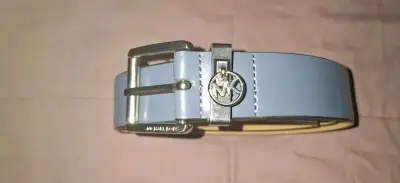 Cinturón de cuero azul Michael Kors - miniatura 2
