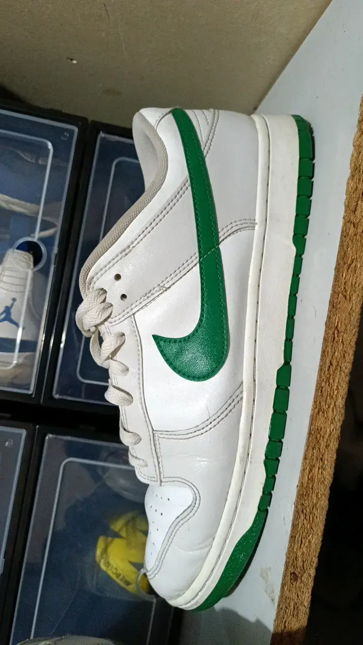 Zapatillas deportivas blancas y verdes Nike Dunk - 2