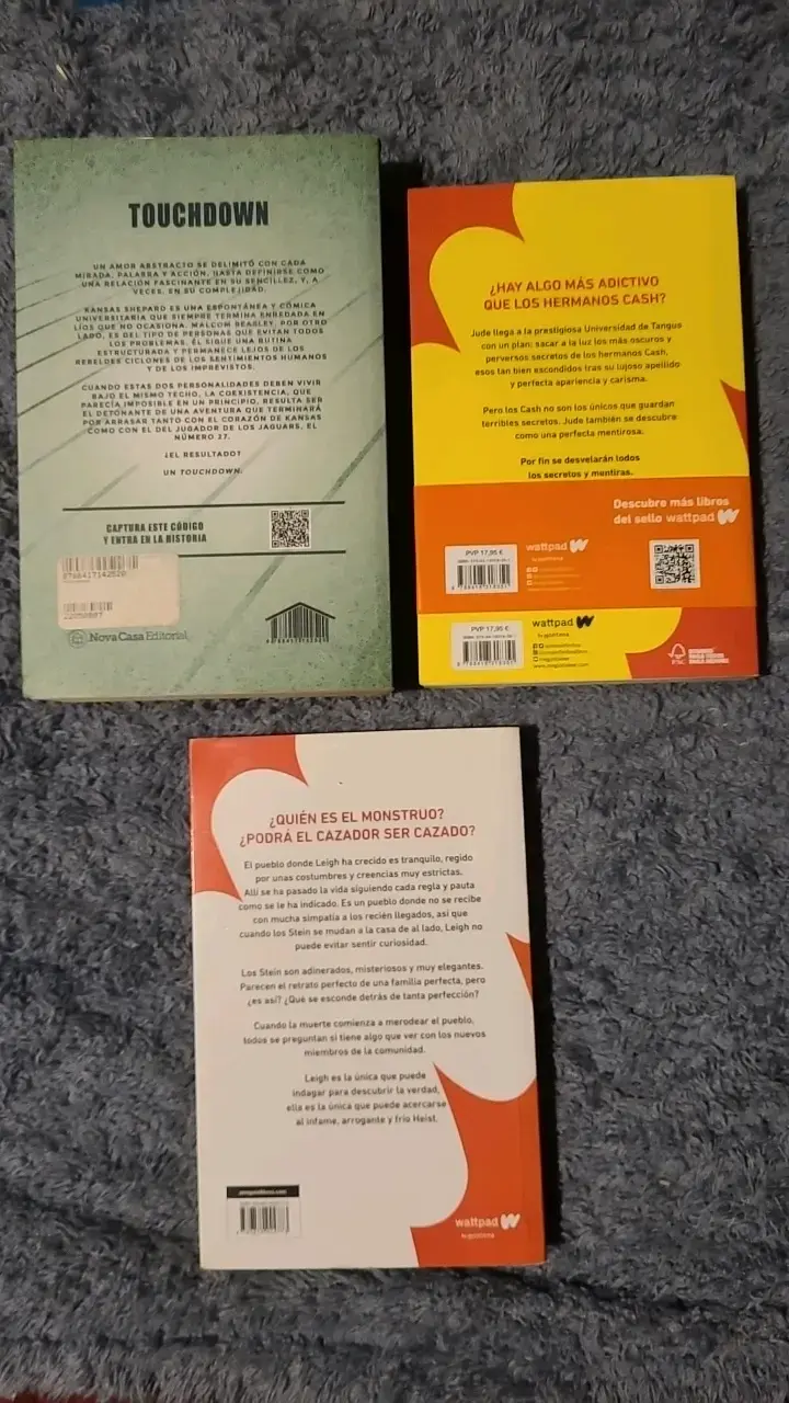 Colección libros WATTPAD - 5