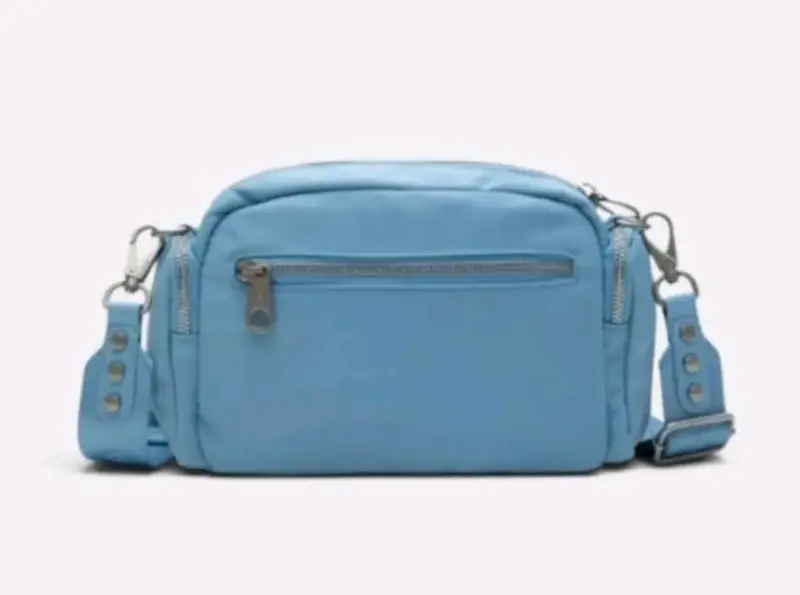 Bolso cruzado azul claro Bubba con múltiples compartimentos - 3