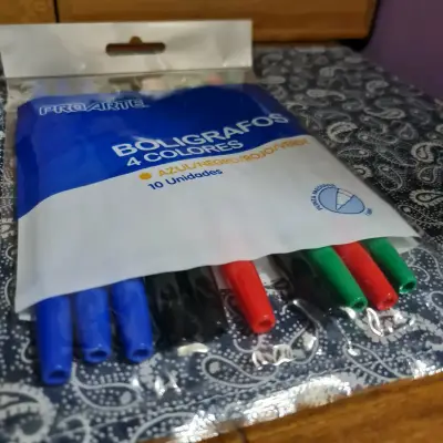 Bolígrafos Proarte 4 Colores 10 Unidades - miniatura 2