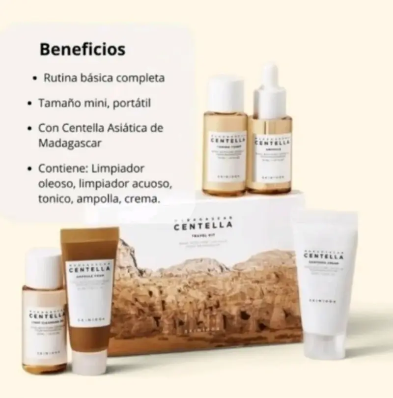 Kit de Viaje Madagascar Centella de Skinfood - 2