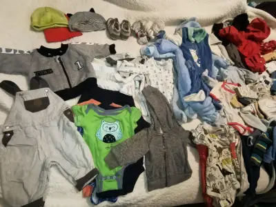 Lote ropa bebé 0 a 12m,84 prendas excelente estado - miniatura 1