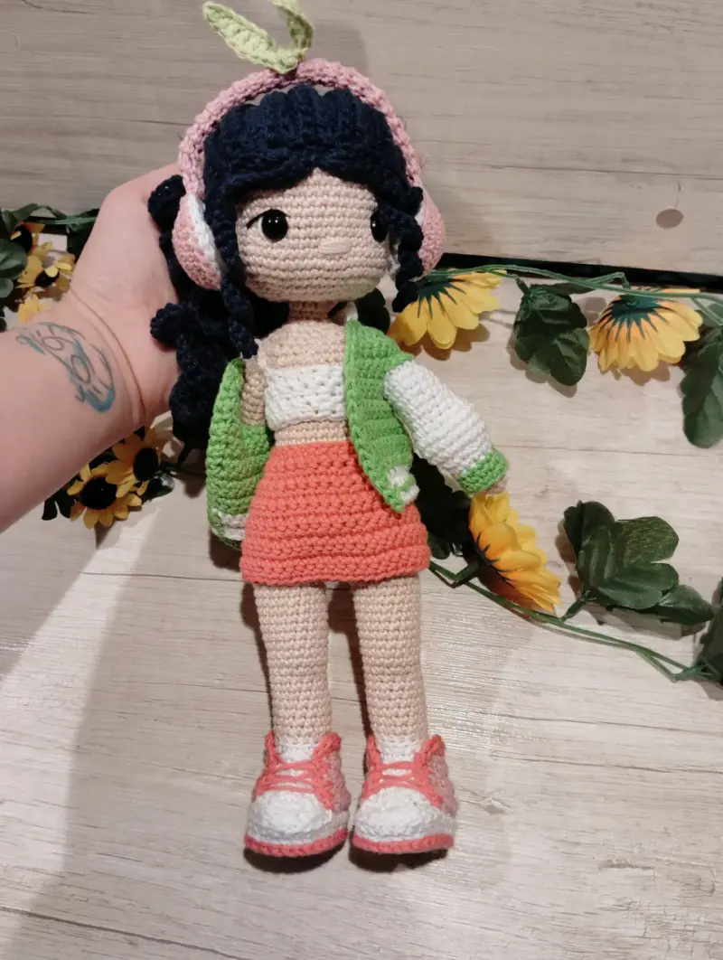 Muñeca amigurumi hecha a mano - 3