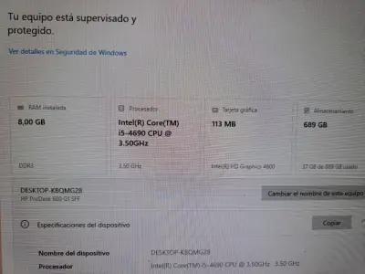PC de escritorio HP completo - miniatura 5