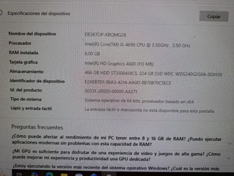 PC de escritorio HP completo - 6