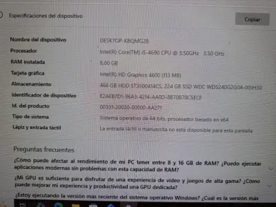 PC de escritorio HP completo - miniatura 6