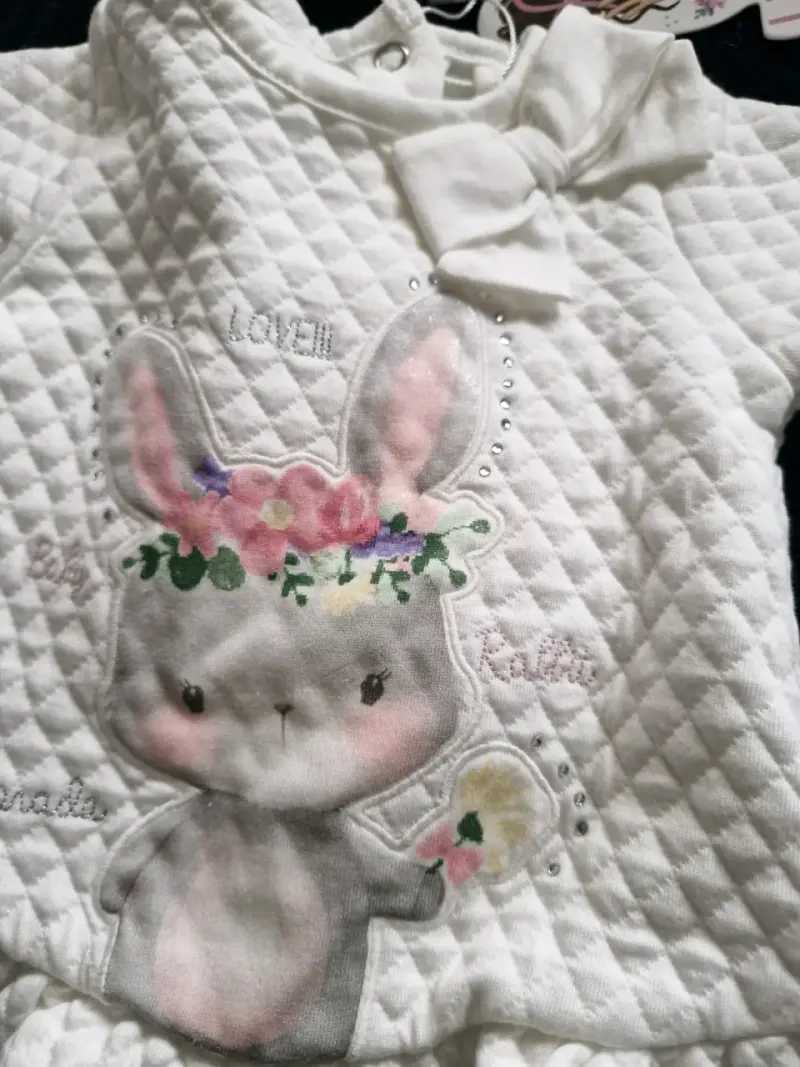 Polerón de bebé con diseño de conejo Limonada - 2