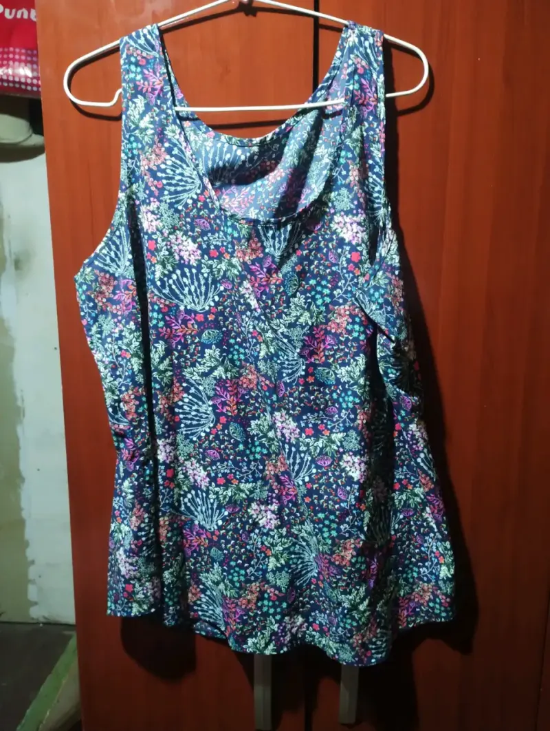 Set 6 blusas estampadas para mujer talla XL - 6