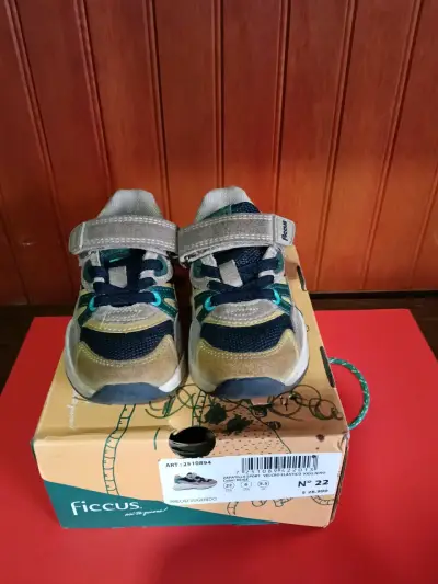 Zapatillas deportivas para niños Calpany azul - miniatura 3