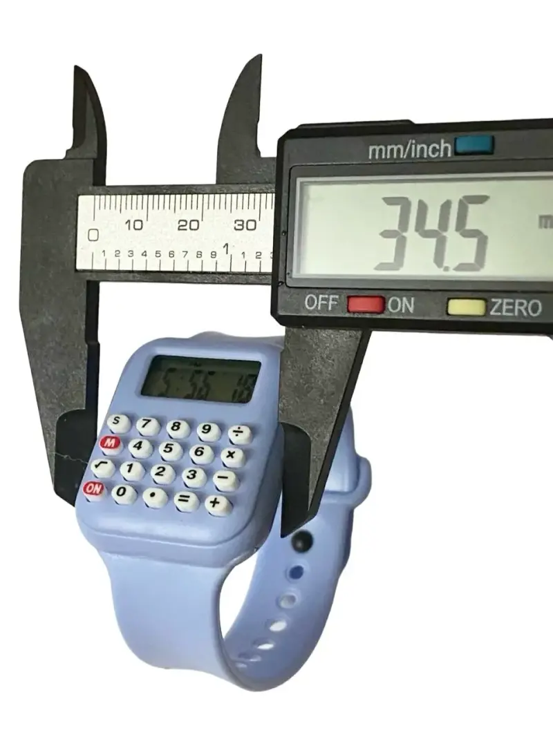 Reloj calculadora digital azul para niños, nuevo. - 6