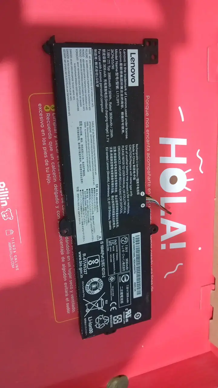 Batería para laptop Lenovo L15L2PB1 - 1