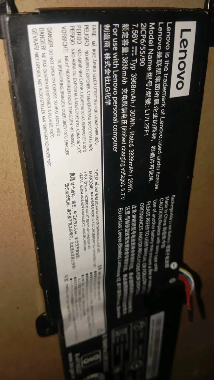 Batería para laptop Lenovo L15L2PB1 - 3