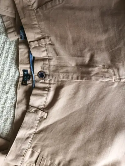 Pantalones beige Potros talla 48 - miniatura 4