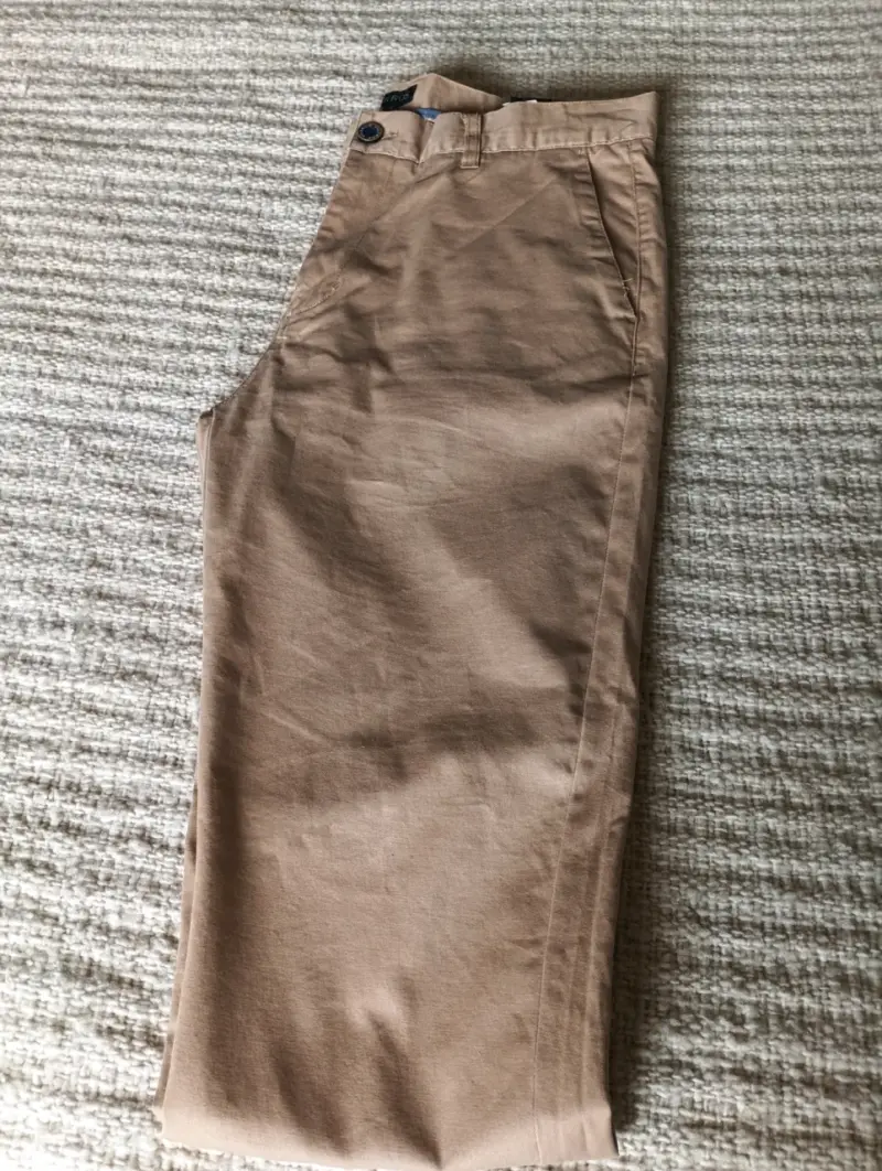 Pantalones beige Potros talla 48 - 5