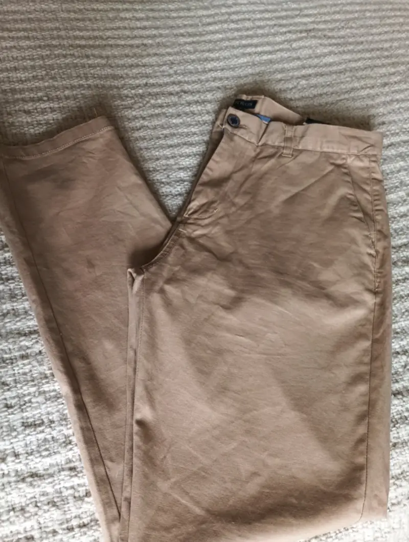 Pantalones beige Potros talla 48 - 6