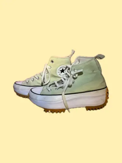 Zapatillas Converse All Star plataforma verde menta - miniatura 1