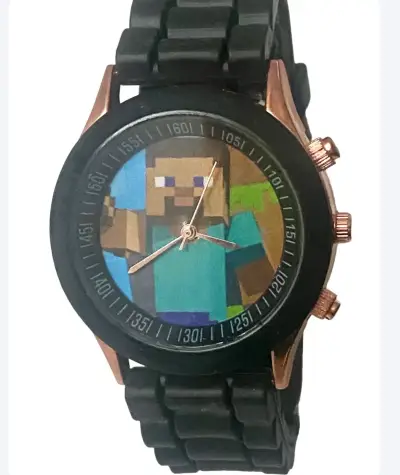 Reloj pulsera diseño de juego Minecraft Steve - miniatura 1