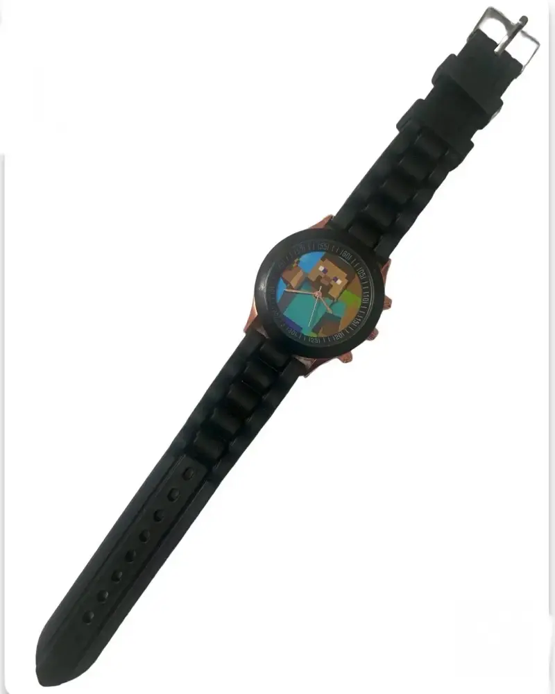 Reloj pulsera diseño de juego Minecraft Steve - 3