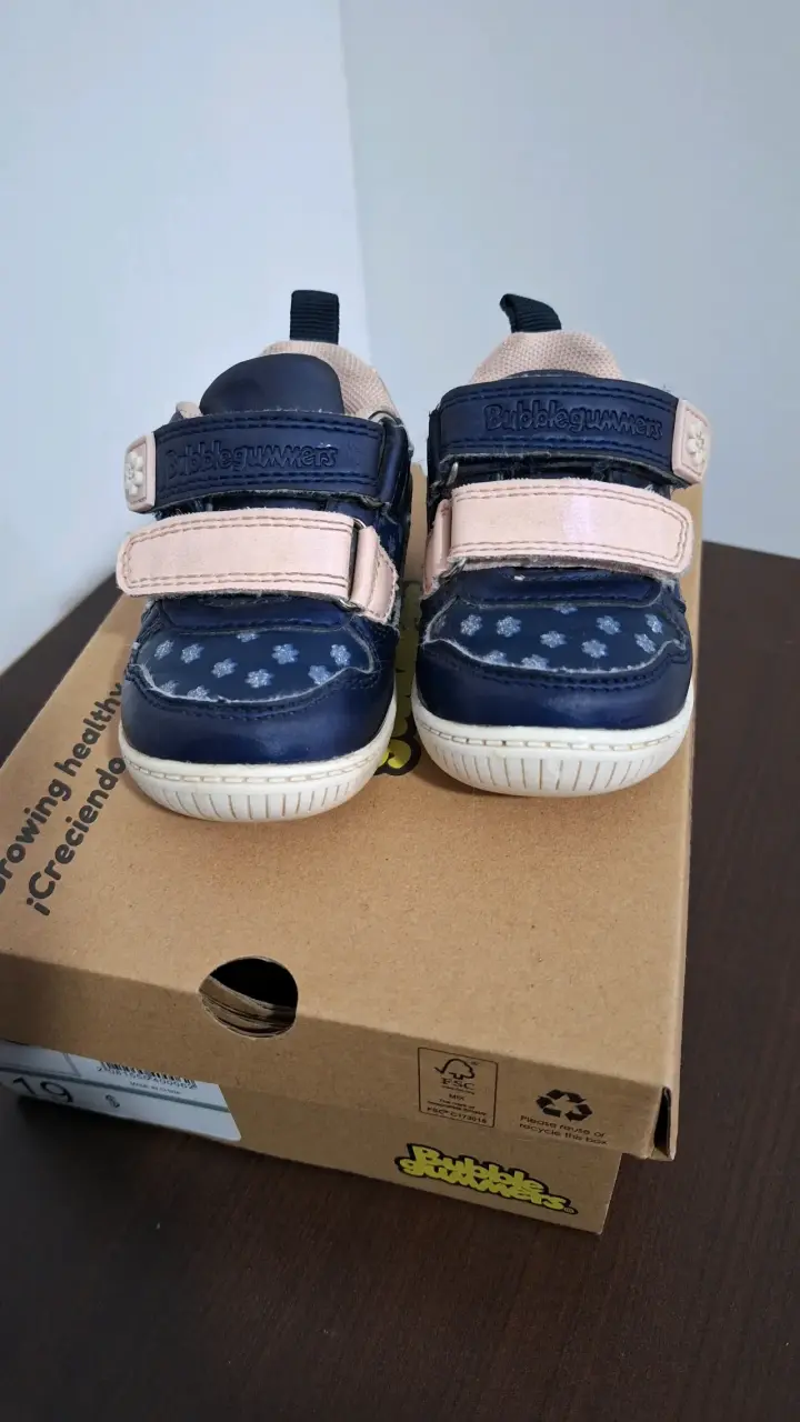 Zapatillas Bubblegummers para niña azul y rosa - 2