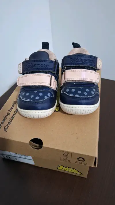 Zapatillas Bubblegummers para niña azul y rosa - miniatura 2