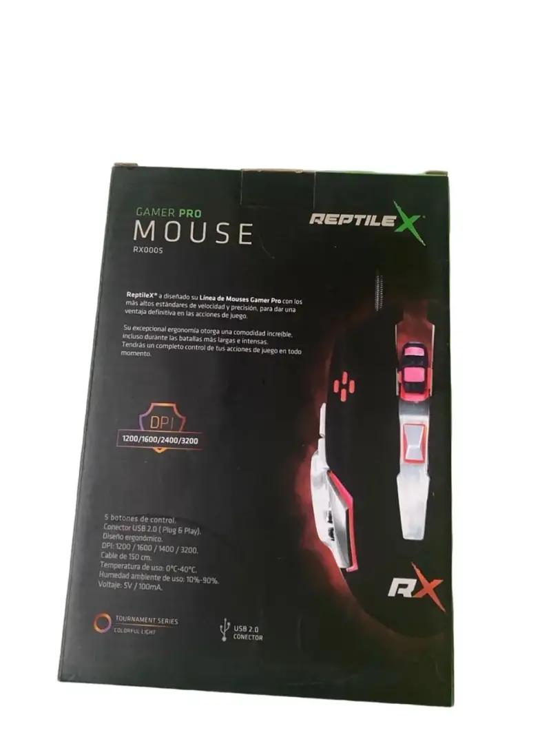 Mouse Gamer RX con Iluminación LED, nuevo - 3