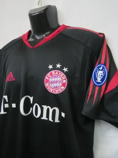 Camiseta Bayern Munich negra Adidas edición Champions - miniatura 4