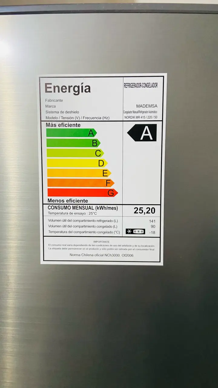 Refrigerador Mademsa Nordik MR 415 eficiente A - 1