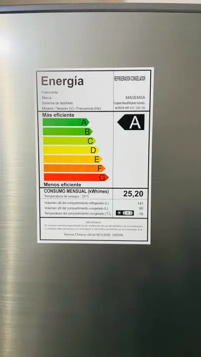 Refrigerador Mademsa Nordik MR 415 eficiente A - miniatura 1