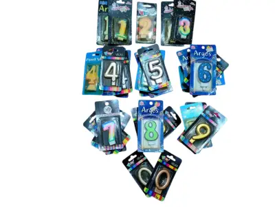 Velas de cumpleaños números 0 al 9 - miniatura 2