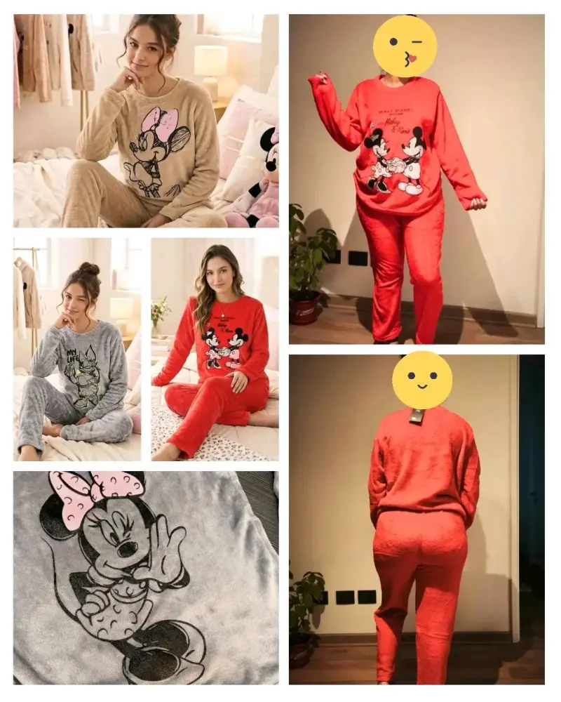 Pijamas de invierno con diseño de Disney - 1