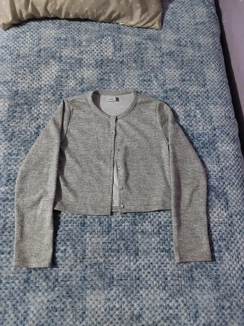 Cardigan gris de mujer Sybilla talla XS - 1