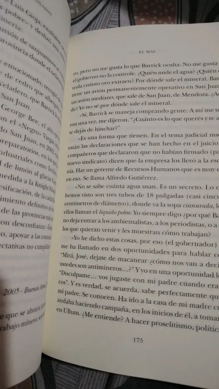 Libro 'El Mal' de Miguel Bonasso - 4