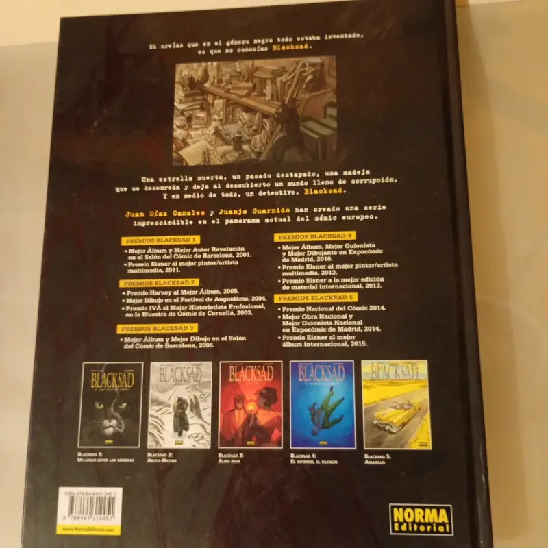 Cómic Blacksad: Un Lugar Entre Las Sombras - 2