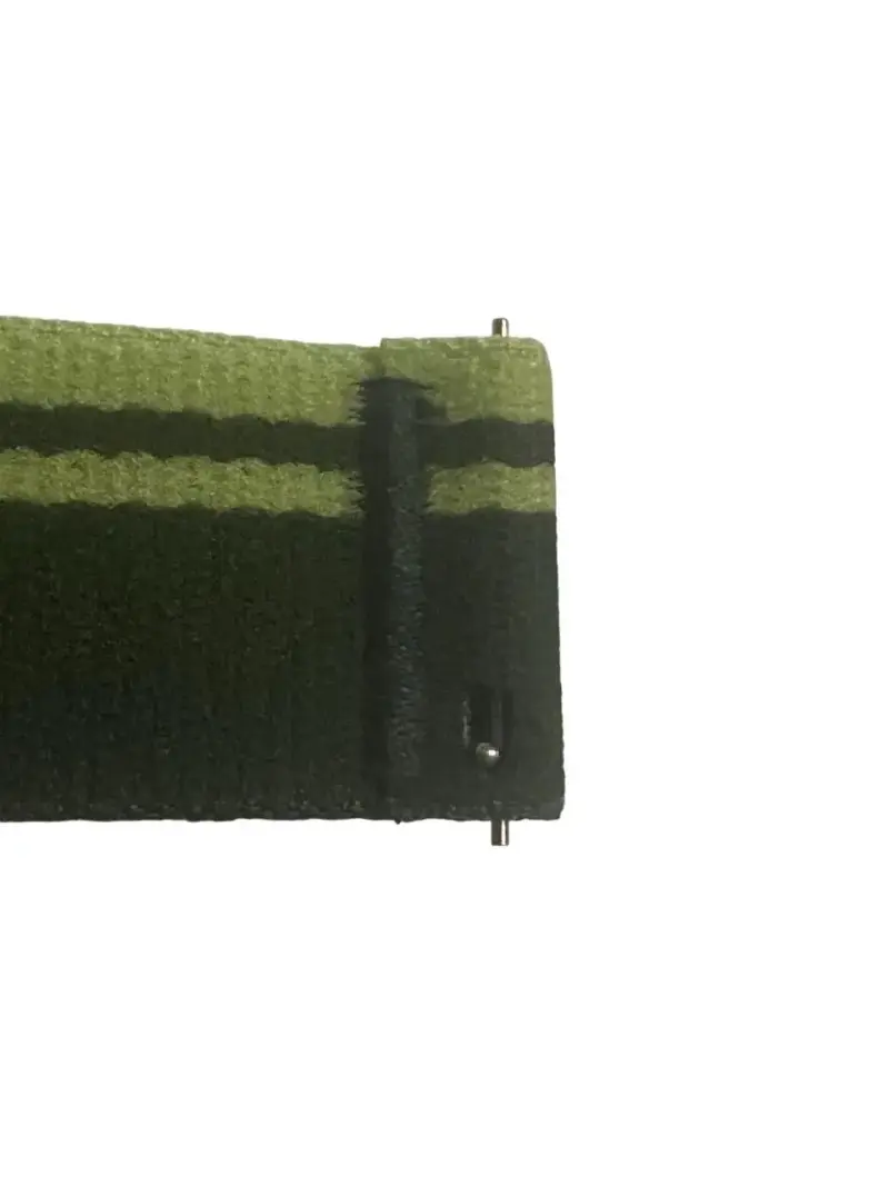 Correa de reloj verde ajustable, nueva, 22 mm. - 2