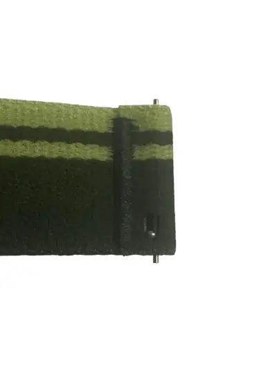 Correa de reloj verde ajustable, nueva, 22 mm. - miniatura 2