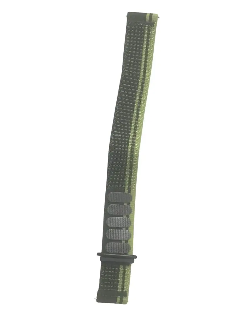 Correa de reloj verde ajustable, nueva, 22 mm. - 5