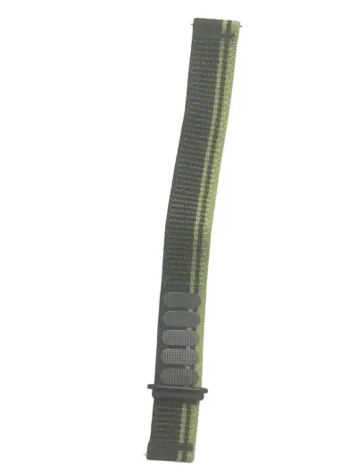 Correa de reloj verde ajustable, nueva, 22 mm. - miniatura 5