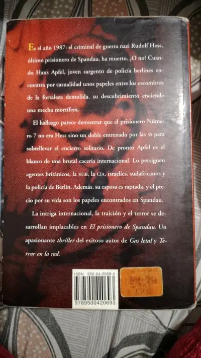 Libro El Prisionero de Spandau de Greg Iles - miniatura 2