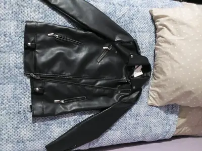 Chaqueta de cuero sintético barbados - miniatura 5