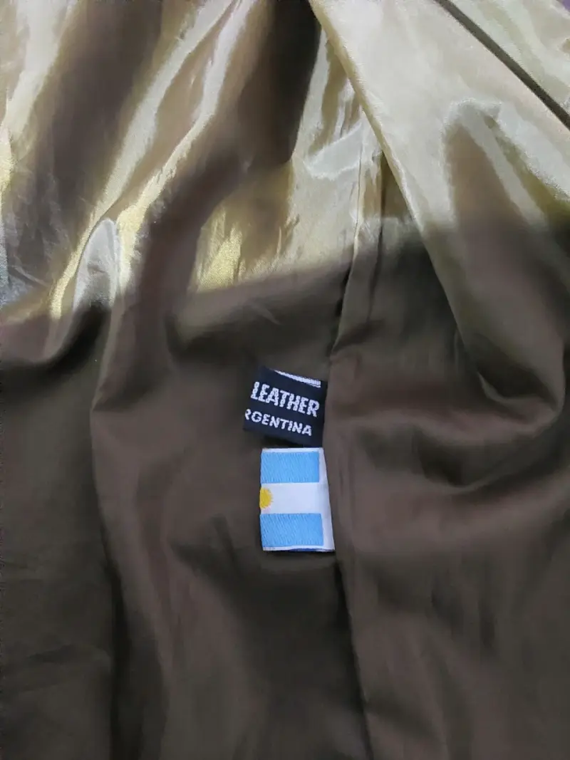 Chaqueta de cuero marrón Trotter para mujer - 3